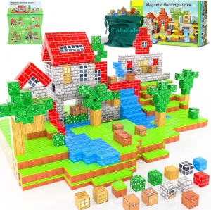 1 inch Magnetic Blocks - 100PCS Magnetic Toy Set, STEM Montessori Sensory Toys for 3  Year Old Boys & Girls, Creative Construction Toys Gift for Toddlers Kids