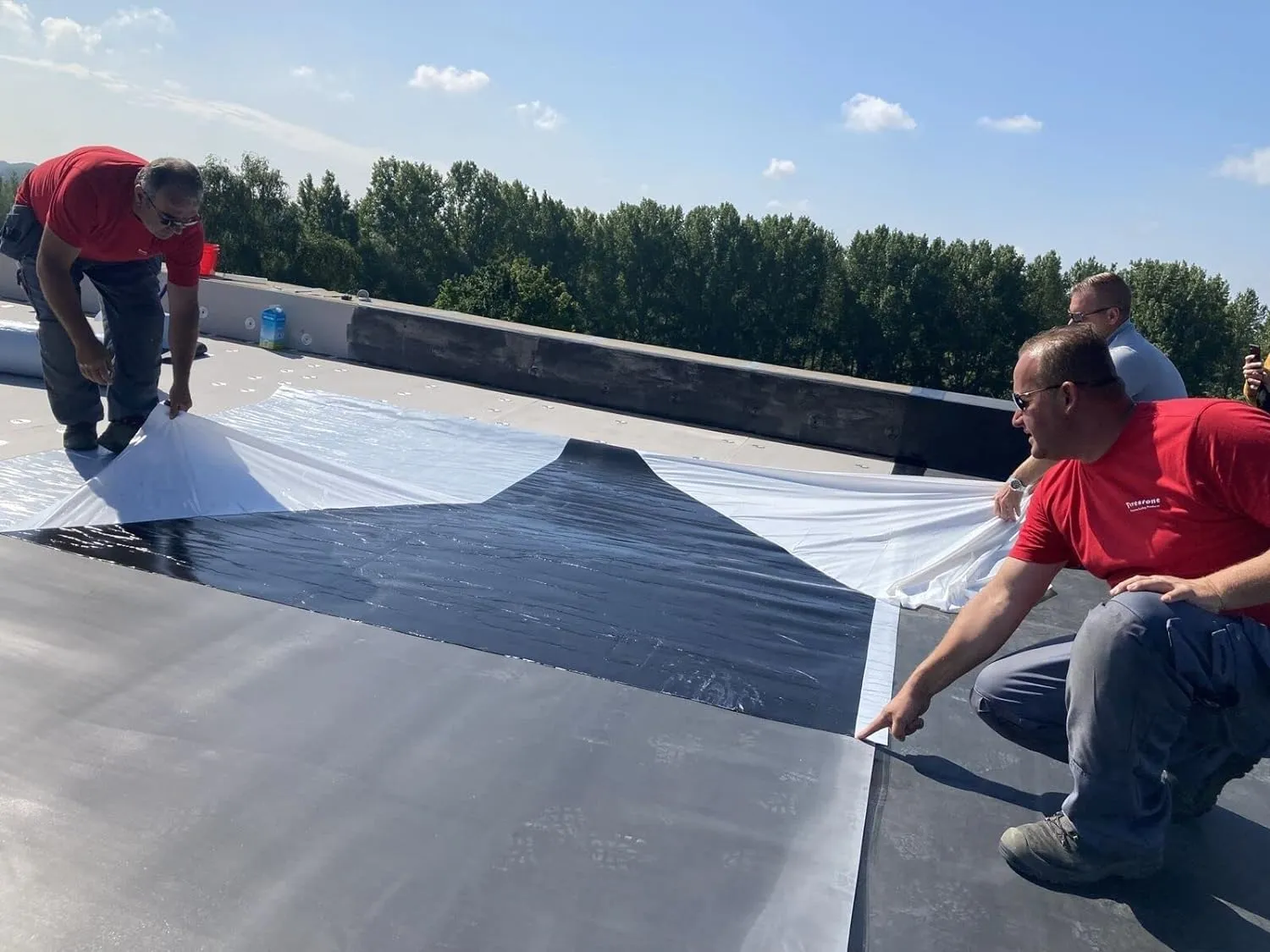 10' x 15' Firestone Rubbergard 45-Mil EPDM Roofing Rubber