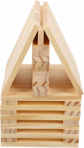 100Pcs Wooden Balance Building Blocks for Fun Party Game for Enhancing Coordination Skills Motor Development Educational Present for Special Occasions