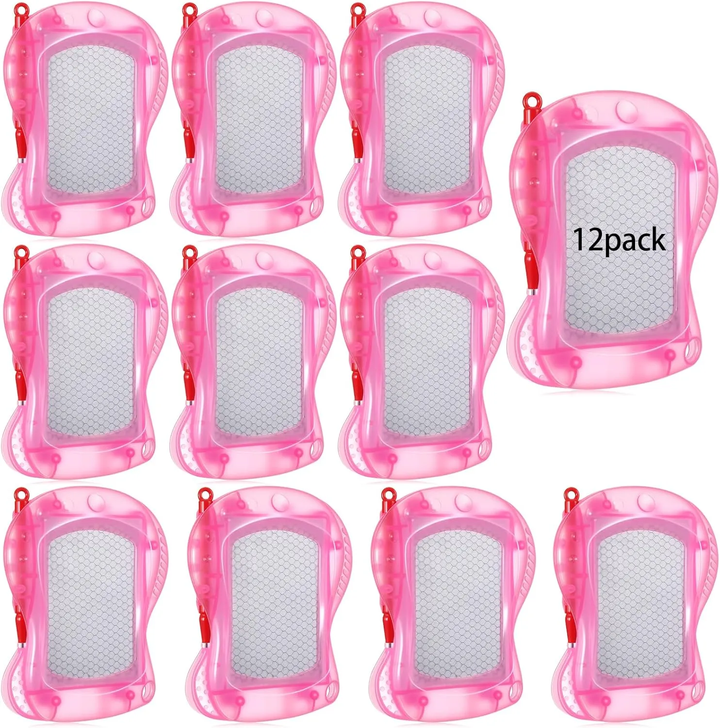 12 Pcs Pink Mini Magnetic Drawing Board Erasable Doodle Sketch Kids Busy Toys Writing Pad Mini Doodle Boards Erasable Pads for Boys and Girls Classroom Rewards Birthday Party Supplies