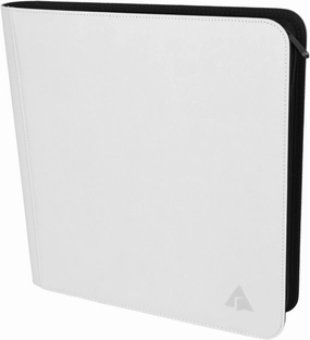 12 Pocket 800  Pockets Card Binder, Large Ringless Side Loading Pockets Trading Card Album Folder for TCG -White