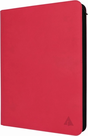 16 Pocket 1408 Pockets Card Binder, Large Ringless Side Loading Pockets Trading Card Album Folder for TCG -Red