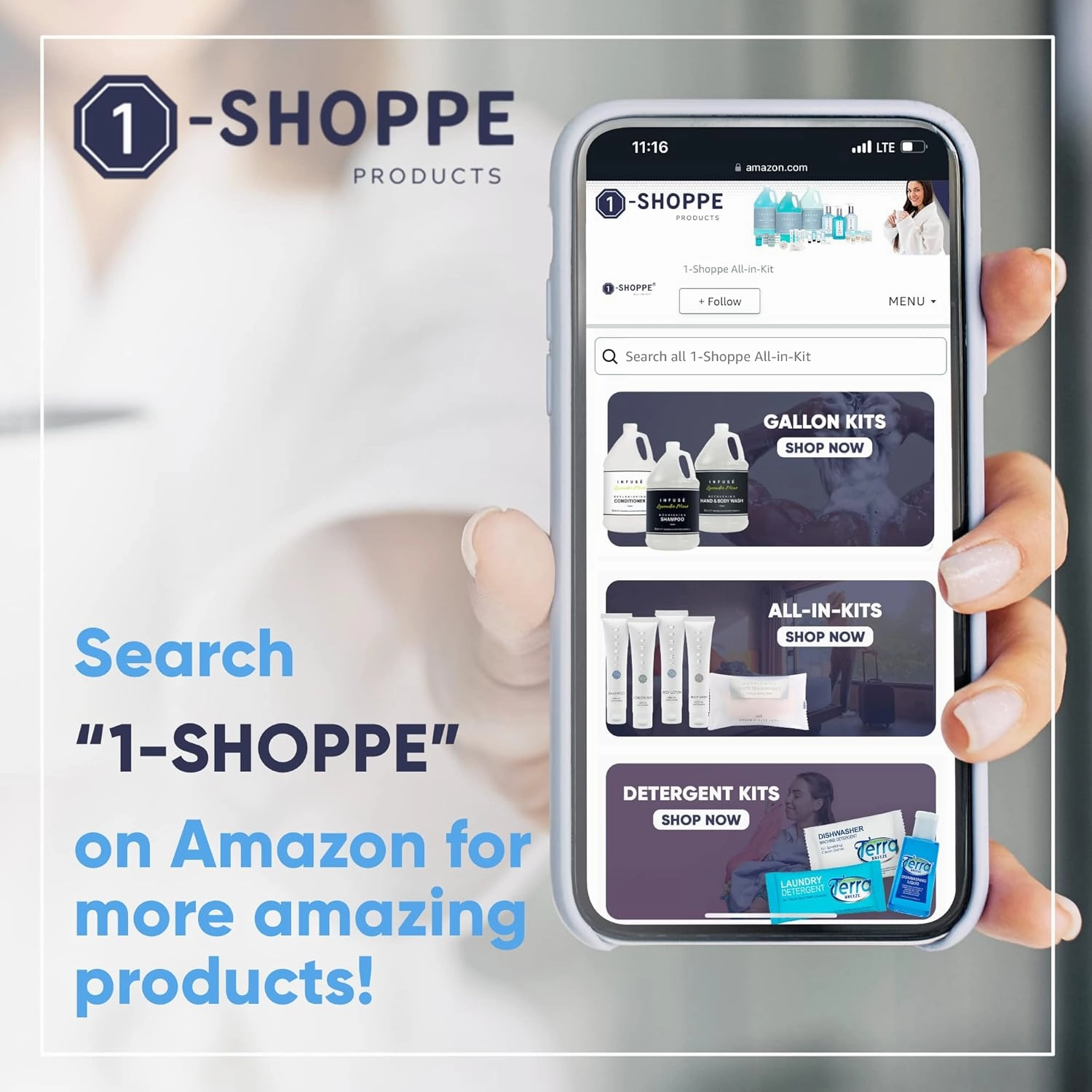 1-Shoppe Terra Pure Eco Botanics Natural Hand & Body Wash with Raw Honey & White Tea | Gallon Jug Bulk Toiletries for Airbnb, Vacation Rentals, and Home Bathroom| Refill For Soap Dispensers | Set Of 4