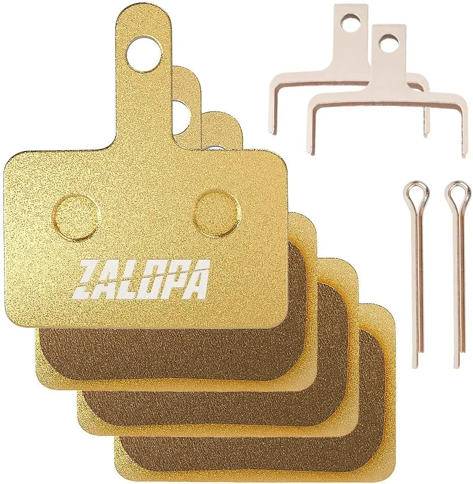 2 Sets Full Metal B01S Resin Brake Pads for TRP Tektro Shimano Deore Br-M575 M525 M515 T615 T675 M505 M495 M486 M485 M475 M465 M447 M446 M445 M416 M415 M395 M375 M315 M355 Bicycle Bike MTB