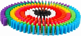 200pcs Rainbow Colored Building Blocks Educational Toys for Boy Girl Balance Games Playset for Imagination Team Spirit for Boys Girls Christmas