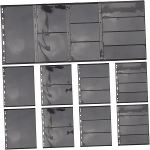 20pcs Stamp Storage for Stamp Collecting Supplies Binder Pages for Organizing Postcards and Collectibles Reusable and Erasable