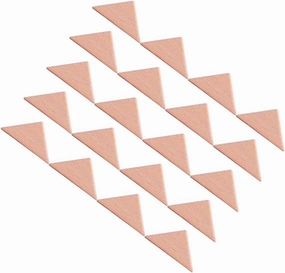 20pcs Geometric Building Blocks for Big Triangle Design for Creative Play Safe Material Enhances Hand Eye Coordination and Imagination
