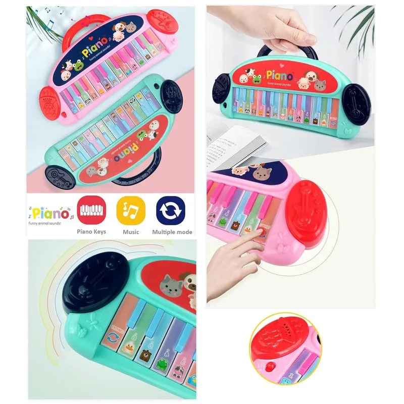 24 Keys Portable Piano with Funny Animal Sounds & Modes (1-4 Years) | Assorted Colours