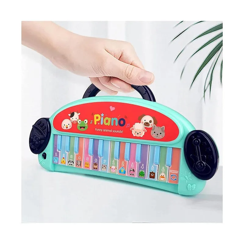 24 Keys Portable Piano with Funny Animal Sounds & Modes (1-4 Years) | Assorted Colours
