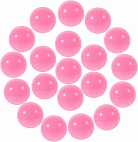 25pcs Ball Beer Game Ball Prize Balls Capsule Vending Machine Ball Bingo Game Ball Openable Ball Gumball Machine Capsules Bingo Cage Ball Raffle Capsule Gumballs Pvc Pink