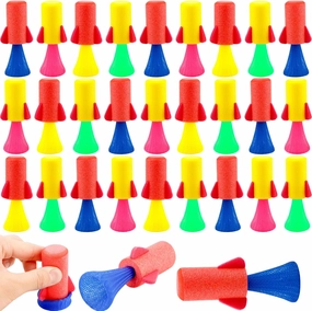 30 Pieces Jumping Spring Rockets Launchers Toys Colorful Jumping Rockets Popper Spring Launchers Toys for Kids Playing Goodie Bag Stuffers Birthday Party Favors, Random Color