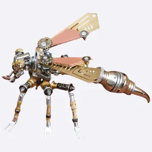 3D Adult Metal Puzzle, Metal Puzzle, Insect Series Metal Model kit, Art Ornaments, Creative Gifts (Wasp)