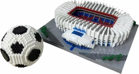 4800 pcs Paris Soccer Stadium with Soccer Ball Micro Mini Building Blocks Toy Set Creating an Exclusive Football Field, Proud Exhibits and Gift for Adult Fans, Challenging Artistic Works