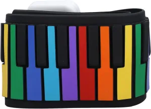 49 Key Silicone Roll Up Piano Colorful Foldable Electronic Music for Kids