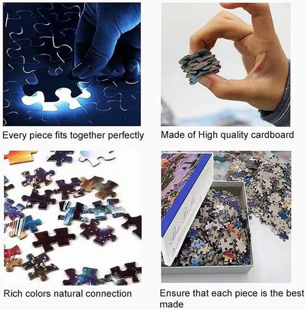 500 Piece Jigsaw Puzzle for Adults Exotic Deep Sea Fish and Coral Reef Challenging and Mysterious Puzzle Game for Marine Life Enthusiasts Wall Decor Gift Family Game Night Fun