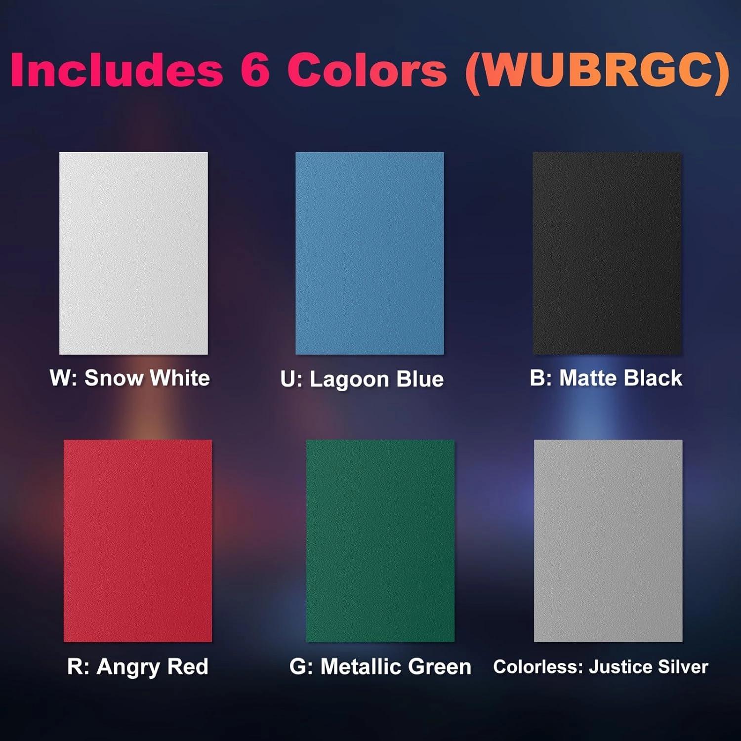 600 Pack MTG Card Sleeves, Matte Dual Card Sleeves with Opaque Back & Smooth Shuffle, Tear Resistant Card Protectors for MTG, TCG and Game Cards (6 Colors)