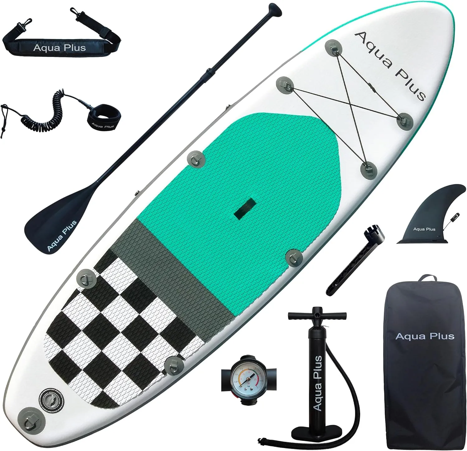 6inches Thick Inflatable SUP for All Skill Levels Stand Up Paddle Board,Paddle,Pump,ISUP Travel Backpack, Leash,Shoulder Strap,Youth,Adult Inflatable Paddle Board