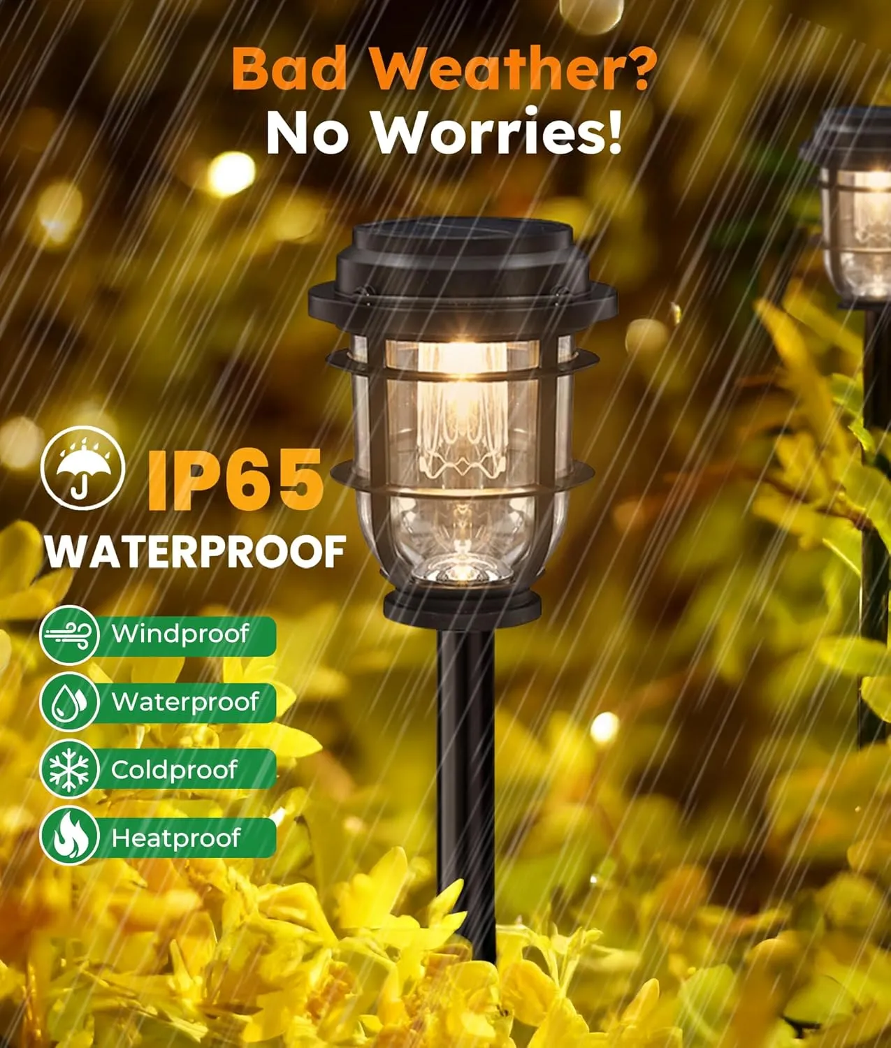 8 Pack Solar Outdoor Lights Waterproof, Multi-Function Solar Powered Bright Landscape Lamp for House, Yard, Patio, Pathway, Lawn Ornaments - Garden Decor Gifts Idea for Women Mom Grandma