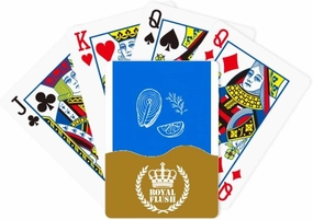 Abalone Aquatic Marine Assemblage Royal Flush Poker Playing Card Game