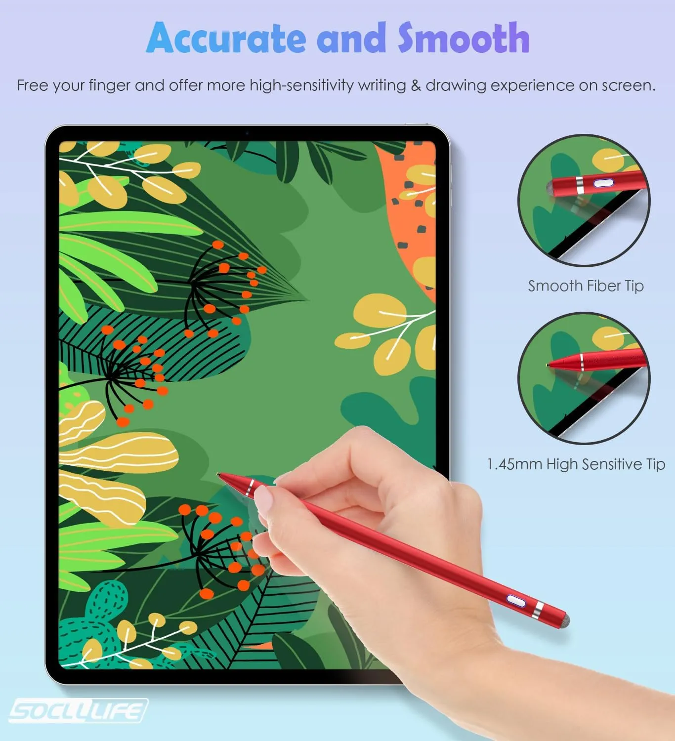 Active Stylus Pen for Touch Screens, Dual Pen Tips for Drawing &Writing,High Precise Universal Digital Pencil for Tablet/Phone/Sam-Sung/K-indle,i-Pad Air/Pro/Mini,A-pple i-Phone 16/15/14/13/12/11/X/8