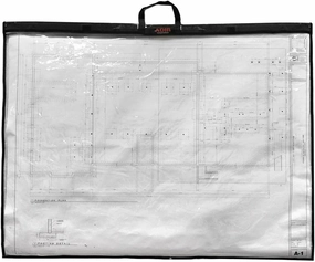 Adir Blueprint Cover Protector - Blueprint Plans Shield, Poster Carrier, Map Holder - Blueprint Sleeve and Map Protector (Fits Documents Size 16 inch x 34 inch)