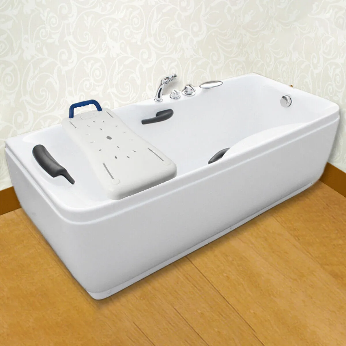 Adjustable Bath Board With Grab Handle