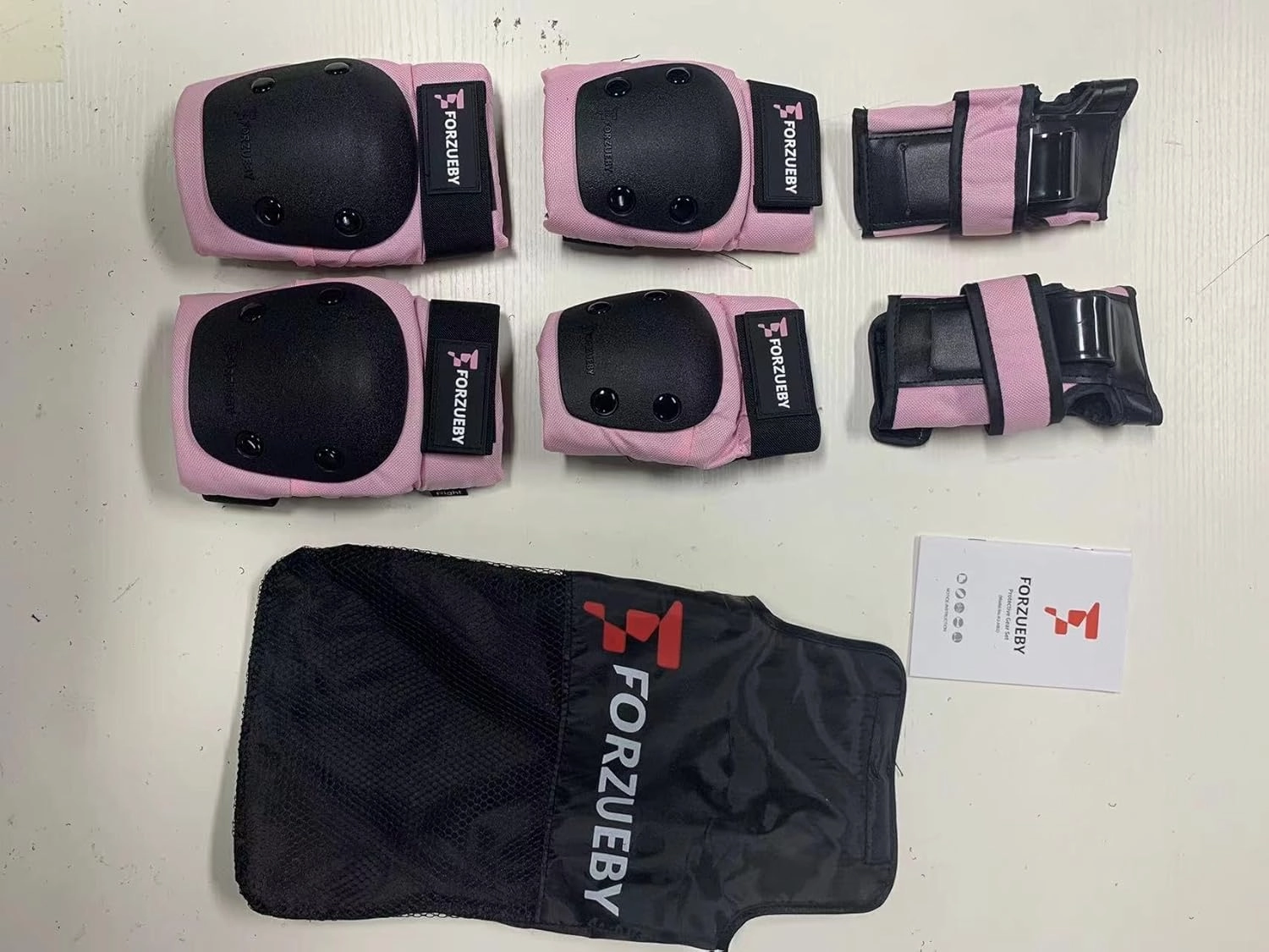 Adult/Kids Knee Pads Elbow Pads Wrist Guards 6 in 1 Protective Gear Set for Inline Roller Skating Skateboarding Scooter BMX etc.