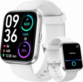aeac Smart Watch for Women/Men, Fitness Watch, Alexa Built-in & Stable Bluetooth Call, with Heart Rate/SpO2/Sleep Monitor, 100 Sports, IP68 Waterproof Smartwatches for iOS Android