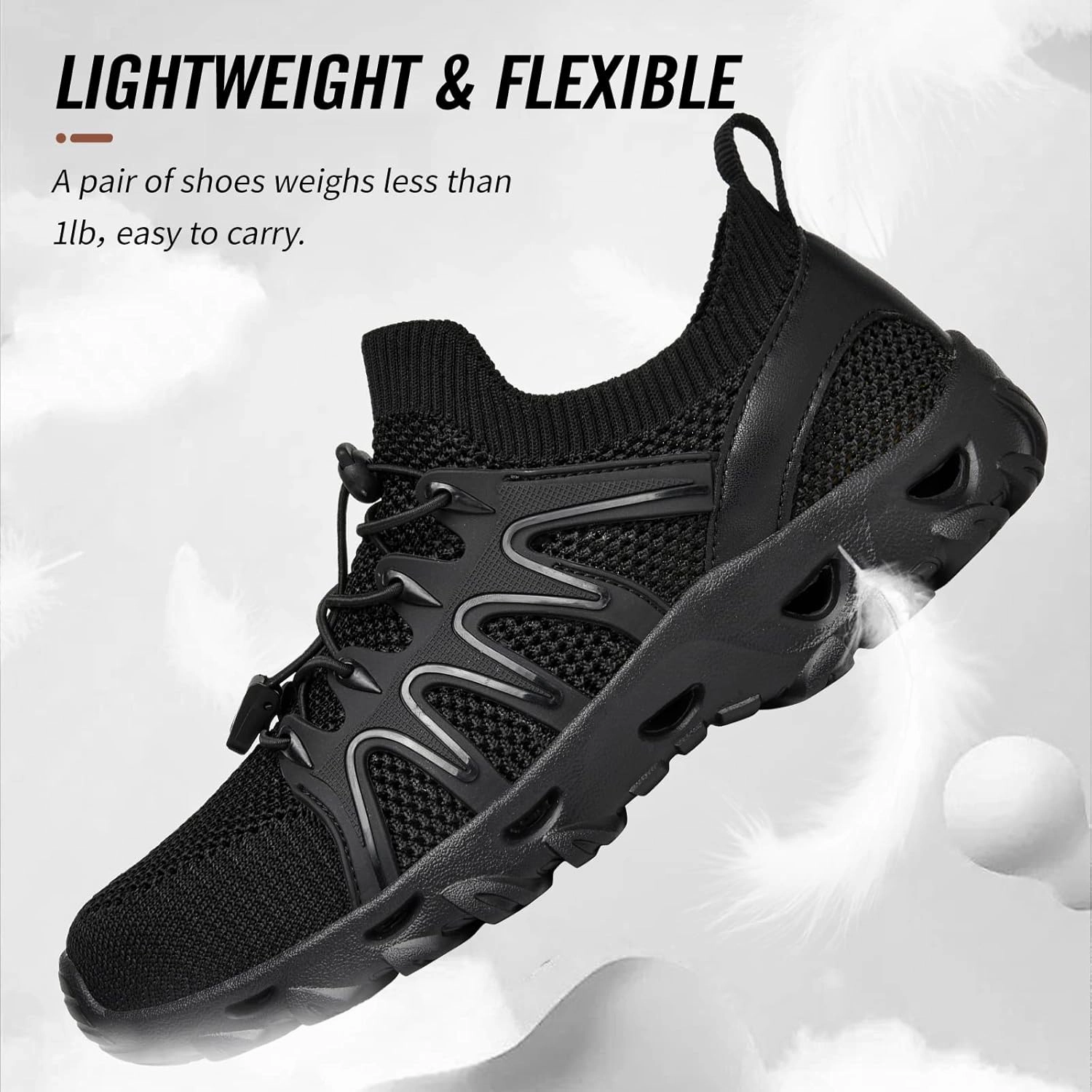 Alibress Water Shoes for Women Men Quick-Dry Aqua Shoes Men's Hiking Water Shoes Women's Beach Shoes Lightweight Water Sports Shoes for Swimming Fishing Kayaking