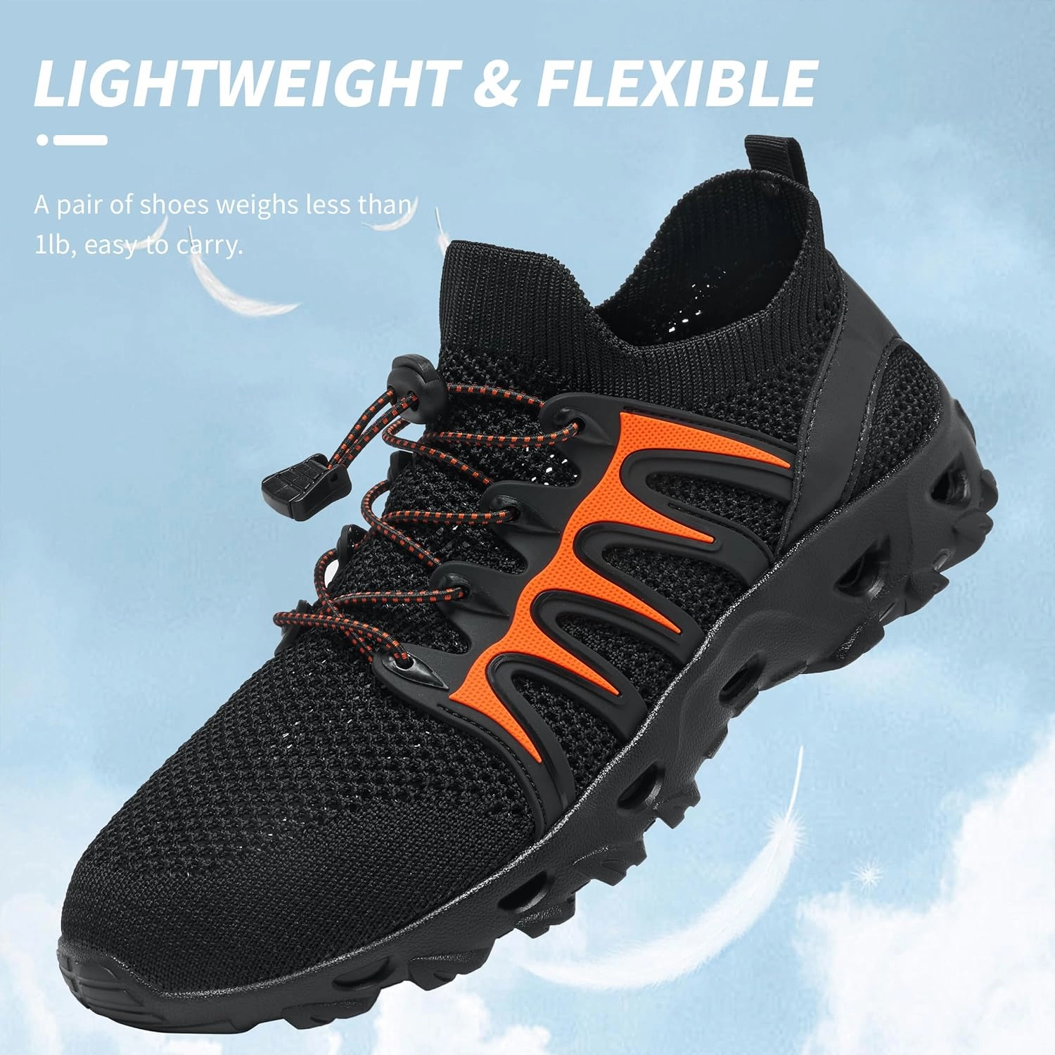 Alibress Water Shoes for Women Men Quick-Dry Aqua Shoes Men's Hiking Water Shoes Women's Beach Shoes Lightweight Water Sports Shoes for Swimming Fishing Kayaking