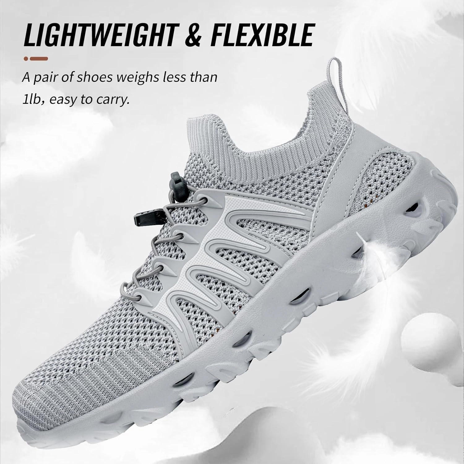 Alibress Water Shoes for Women Men Quick-Dry Aqua Shoes Men's Hiking Water Shoes Women's Beach Shoes Lightweight Water Sports Shoes for Swimming Fishing Kayaking