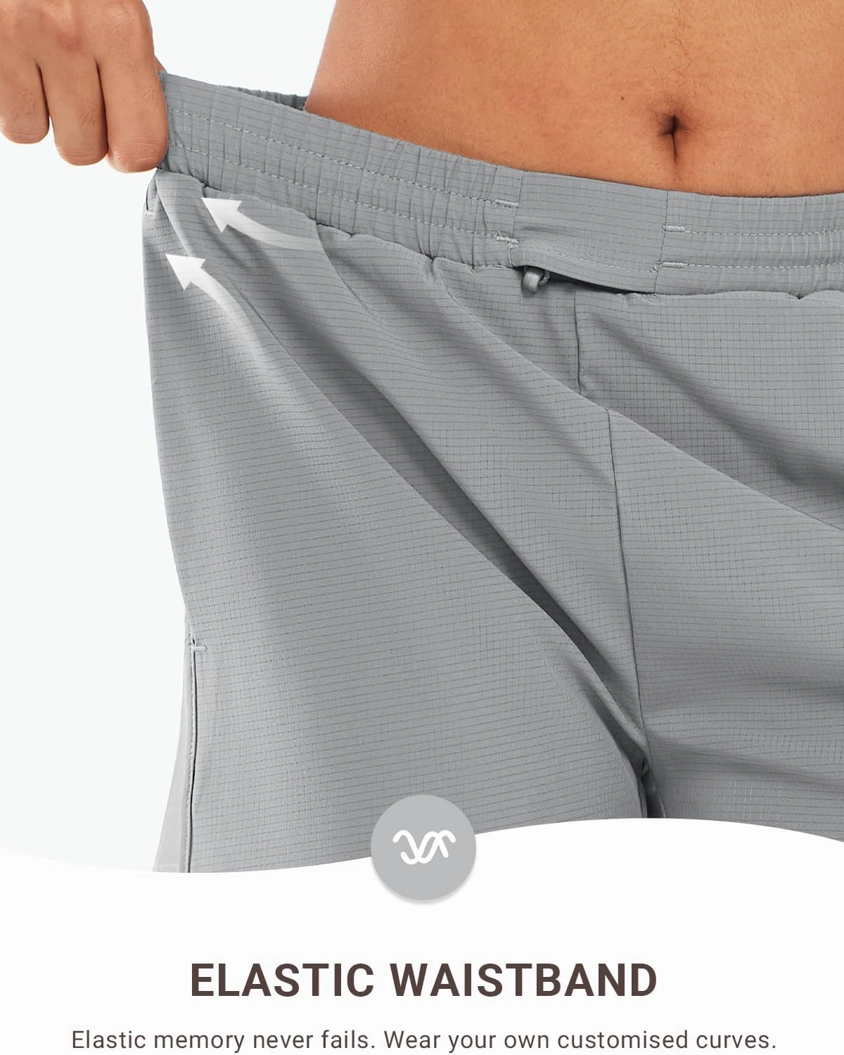 ALLZERO Women's Swim Board Shorts 5" with Pockets Quick Dry Beach Shorts with Liner Ruched Waistband