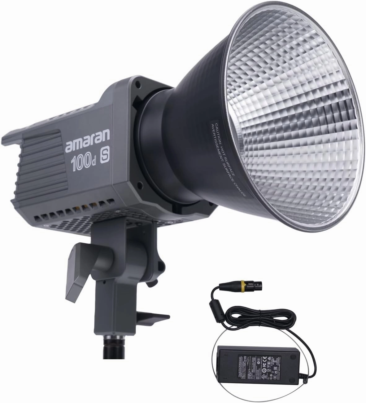 Amaran 100dS LED Video Light, amaran 100d Upgrade App Control 8 Pre-Programmed Lighting Effects DC/AC Power Supply Photography Shooting Light