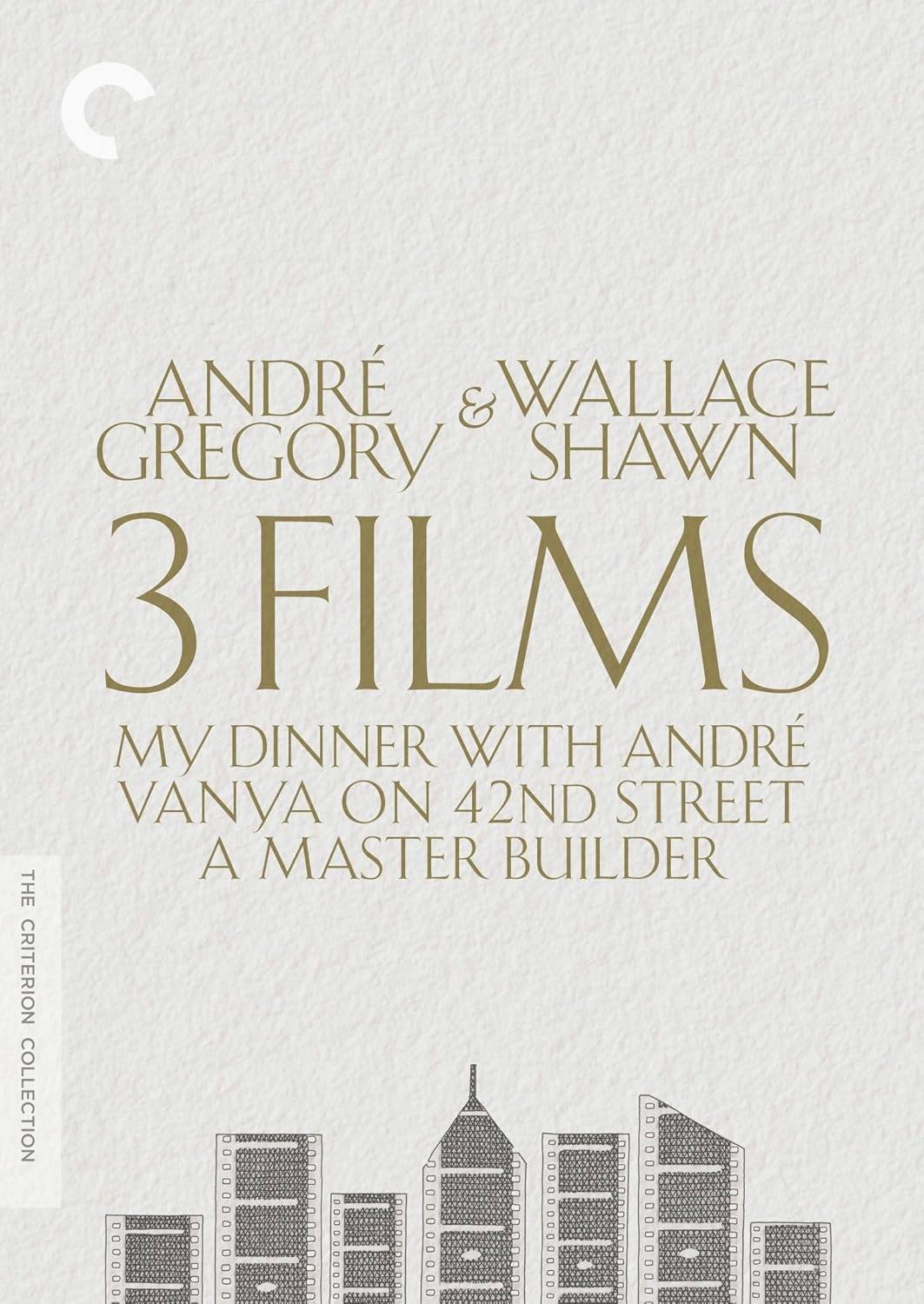 André Gregory & Wallace Shawn: 3 Films (My Dinner with André/Vanya on 42nd Street/A Master Builder) (The Criterion Collection) [DVD]
