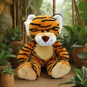 Anico 13" Pick-A-Pet Tiger Stuffed Animal – Soft Plush Tiger, Cuddly Stuffed Tiger Toy for Kids, for Birthdays, Holidays, and Collectors!