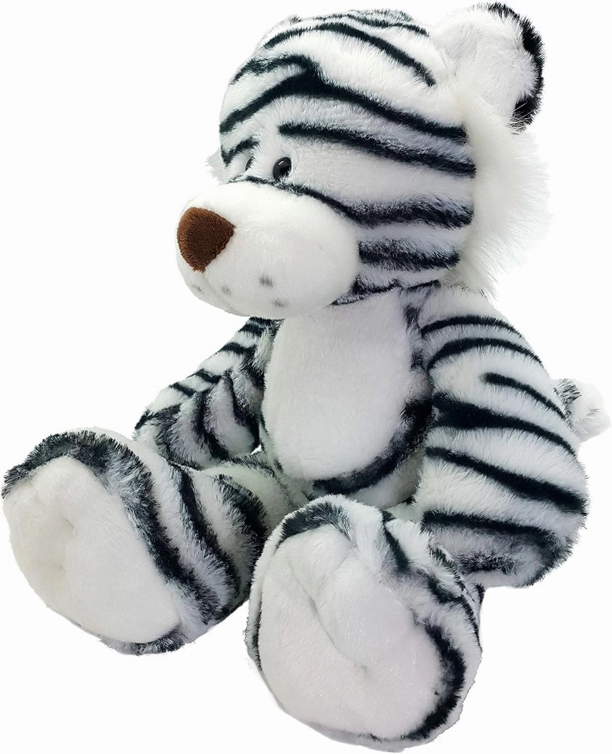 Anico 13" Pick-A-Pet White Tiger Stuffed Animal – Soft Plush Tiger, Cuddly Stuffed Tiger Toy for Kids, for Birthdays, Holidays, and Collectors!