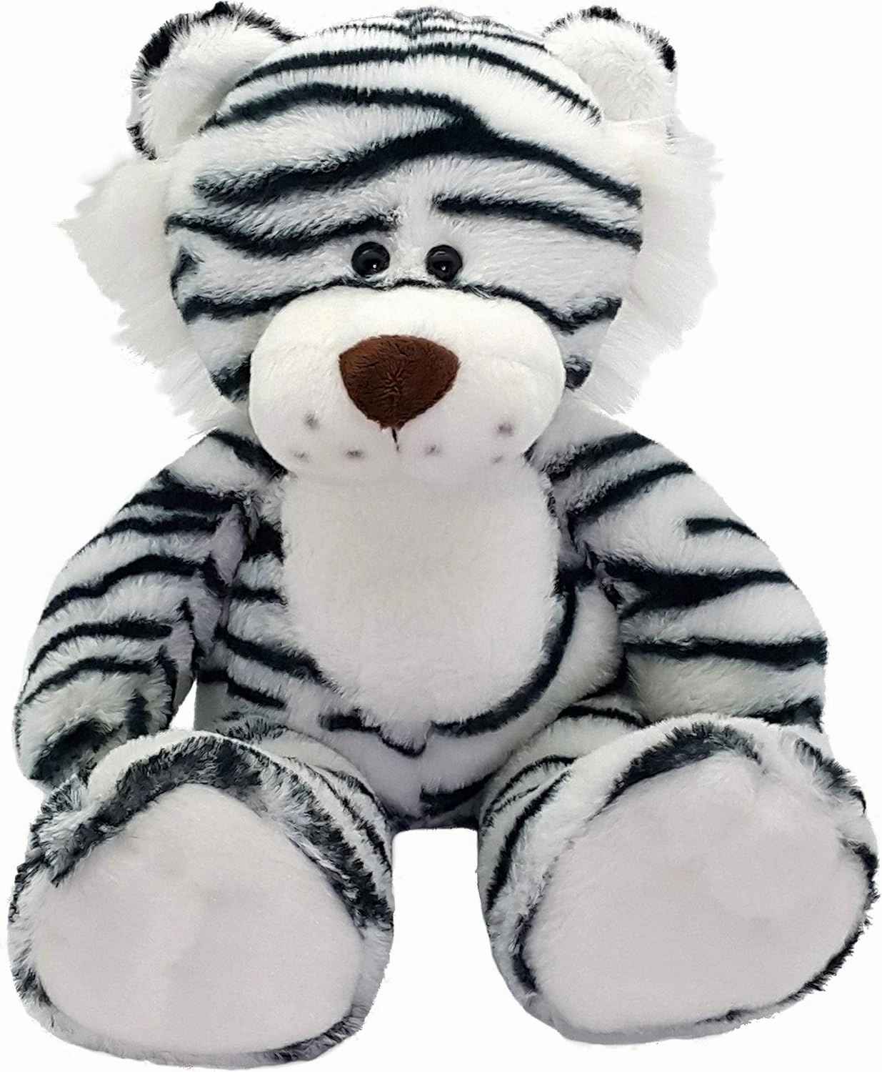 Anico 13" Pick-A-Pet White Tiger Stuffed Animal – Soft Plush Tiger, Cuddly Stuffed Tiger Toy for Kids, for Birthdays, Holidays, and Collectors!