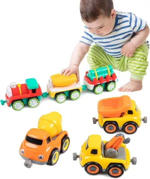 Anti-Drop Structure trolleys and Freight Trains with Magnetic Functions can be Played on The Train Tracks and are The Best Birthday Gifts for 1 -, 2 - and 3-Year-Old Babies
