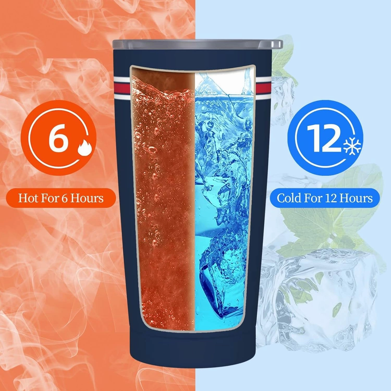 ANTKING New Engl and Cup Insulated Tumbler with Straw Customized Personalized Any Name & Number 20 oz Gifts for Men