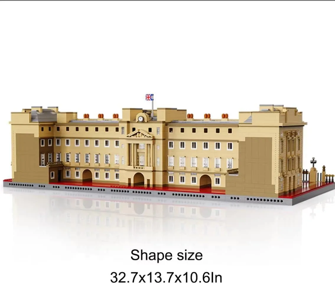 Architecture Buckingham Palace Building Blocks, 5604 Pcs Modular House Building Set for Adults Collectors Hobbyists, DIY Blocks Educational Toy Gift