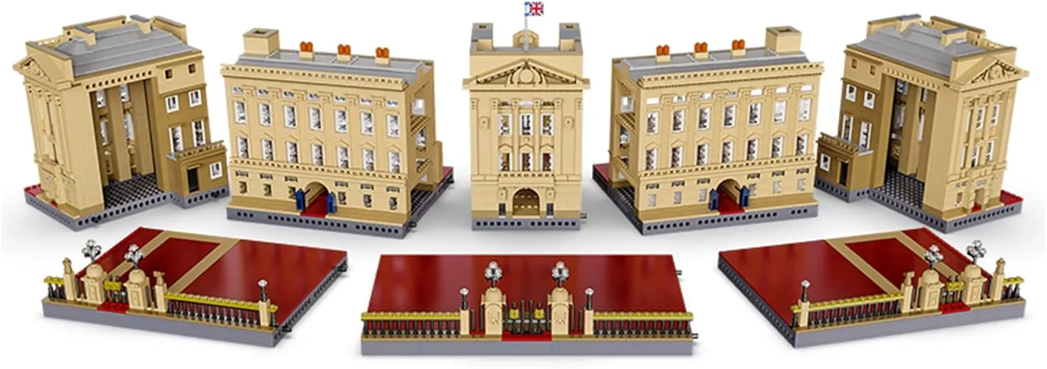 Architecture Buckingham Palace Building Blocks, 5604 Pcs Modular House Building Set for Adults Collectors Hobbyists, DIY Blocks Educational Toy Gift