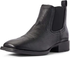 ARIAT Mens Booker Ultra Square Toe Chelsea Casual Boots Ankle - Brown