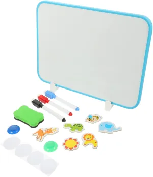 ARTIBETTER Practical Whiteboard Small Size Double-Sided Erasable and ' Writing Drawing PVC Alloy Board