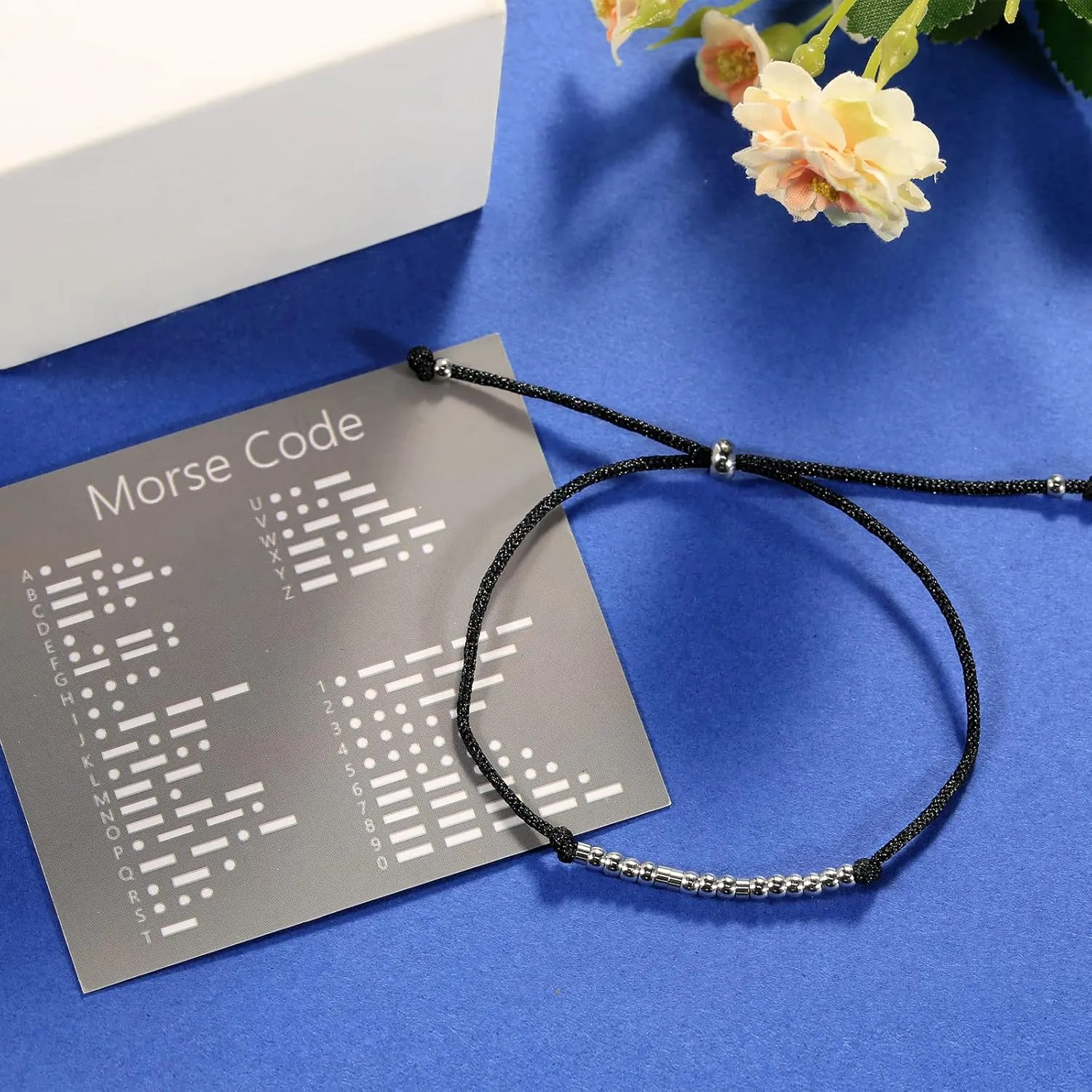 ASELFAD Morse Code Bracelets for Women, Funny Birthday Gifts, Best Friend Friendship Gifts