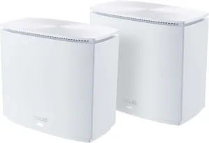 ASUS ZenWiFi AX Hybrid(XC5) AX3000   MoCA 2.5 Mesh WiFi 6 System (2pk) - Whole Home Coverage up to 3,500 Sq.Ft. & 4  Rooms for Thick Walls, AiMesh, Lifetime Security, Easy Setup