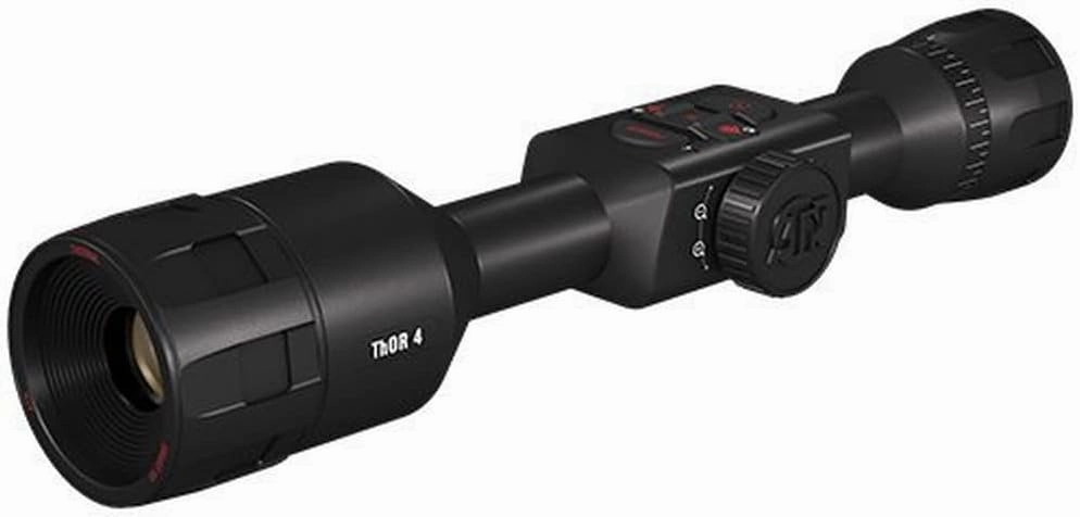 ATN Thor 4 Smart HD Thermal Hunting Scope w/New gen Sensor, Built-in Ballistics Calc, Video Record, Wi-Fi, 18hrs  Battery