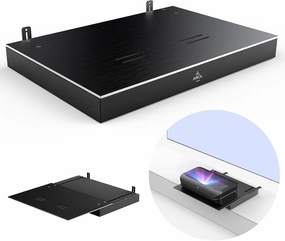 AWOL VISION IC-A150 Motorized Slider Tray for Ultra short throw(UST) projector, extend to 150" picture, automatically Retractable Tray telescopic design, smart syncs with projector's power