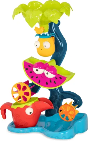 B. toys- Tropical Waterfall- Water Wheel Toy – Water & Sand Play Set – Water Wheel for Toddlers – Kids – Beach, Pool, Bath Toys – 18 Months  , Multicoloured