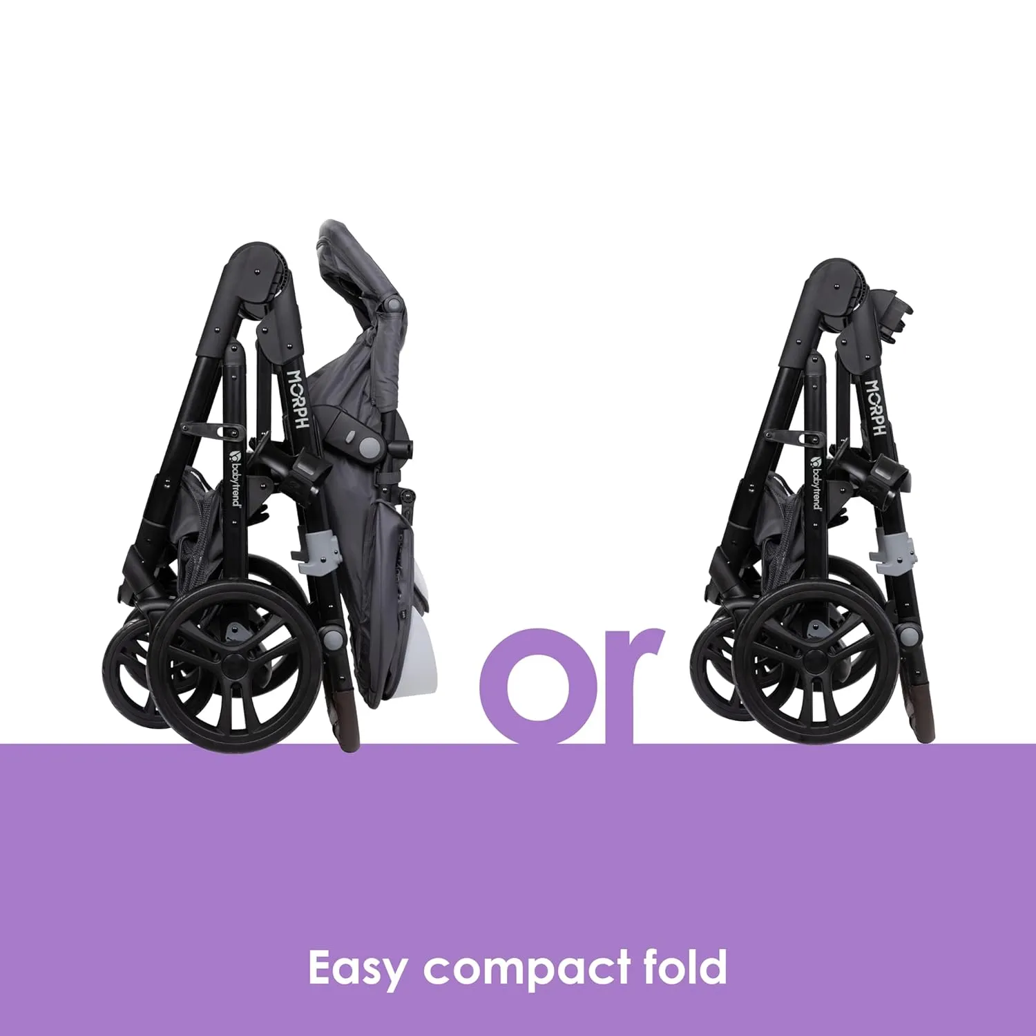 Baby Trend Morph Single to Double Modular Stroller, Dash Grey