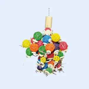 Ball Thing Colorful Bird Toy - Large